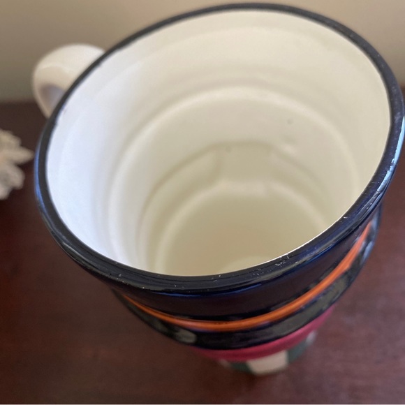 VINTAGE TALL RUSS SNOWMAN MUG 6” - Picture 3 of 5